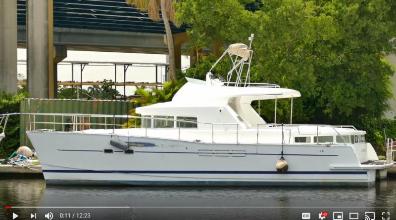 Video: Lagoon Power 43 asking $99,000 | Sell Your boat on Catamaran Row